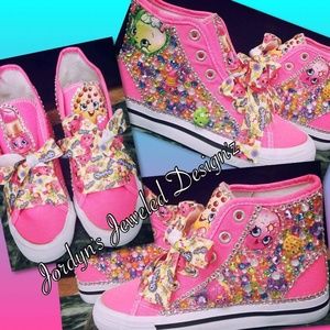 Custom designed Shopkins shoes